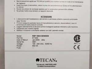 Tecan Genesis RSP 100/4 Liquid Handling System with Tips, 7 of 19