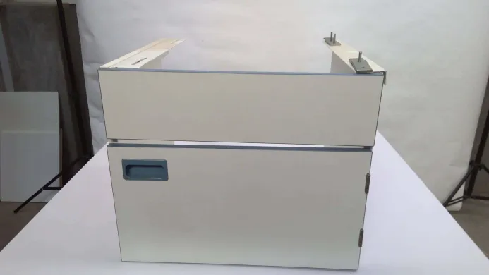 Vinitex White 600 Series Low Door Sink Cabinet