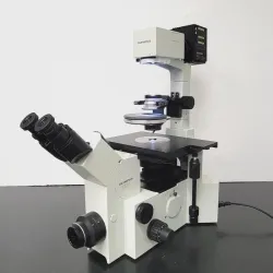 Olympus IX70 Inverted Microscope with HMC Hoffman Modulation Contrast, 2 of 6