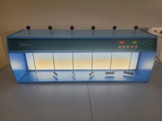 VELP JLT6 Digital Flocculator with 6 Positions and Programmable Timer