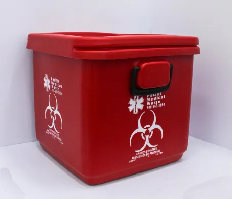 Pacific Medical UN3291 Biohazard Sharps Waste Container with VWR Sharps Disposal Units