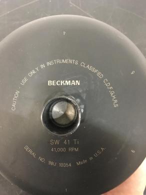 Beckman SW 41 Ti 6-Slot Swinging-Bucket Ultracentrifuge Rotor-cover