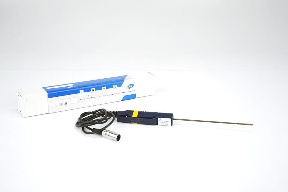 Dostmann 6000-1073 Pt100 Class 1/10 DIN Immersion Temperature Probe, -200 to +450 °C, 150 x 3.0 mm
