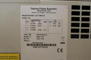 Thermo Scientific ULT185-5-V Ultra Low Temperature Freezer for Biomedical Sample Storage, 2 of 4