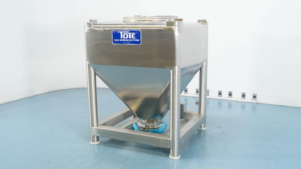 Totes Bulk Handling 800 Liter Stainless Steel Tote for Bioprocessing Applications
