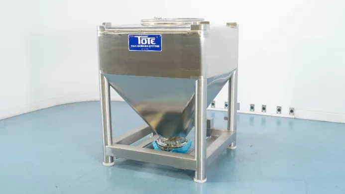 Totes Bulk Handling 800 Liter Stainless Steel Tote for Laboratory and Bioprocessing Applications