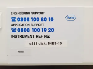 Roche Cobas e 411 Automated Immunoassay Analyzer with Disk System and Stand, 9 of 56