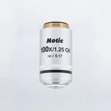 MOTIC CCIS® Plan Achromatic 100X/1.25 Oil Immersion Microscope Objective (WD 0.16mm)