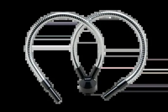 Schott Dual Gooseneck Fiber-Optic Light Guide 18" Model A08500