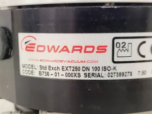 Edwards Std Exchange EXT250 DN100 ISO-K Vacuum Pump with Controller, 11 of 14