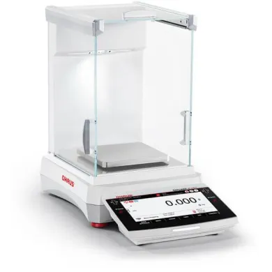 Ohaus Precision Balance EXP423/AD with 7" Color Touchscreen and Automated Draftshield