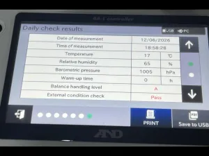 A&D BA-225TE Semi-Micro Analytical Balance with 220g Capacity and 0.01mg Readability, 10 of 16