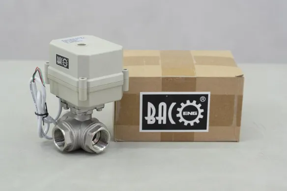 Bacoeng A100 T20 S3L-C Motorized Ball Valve for Industrial Automation