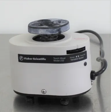 Fisher Scientific 232 Touch Vortex Mixer with Variable Speed up to 2600 RPM for Tubes and Flasks