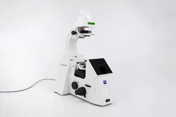 Zeiss Axiovert 200 Body Inverted Microscope with Transmitted Light Arm and Revolver