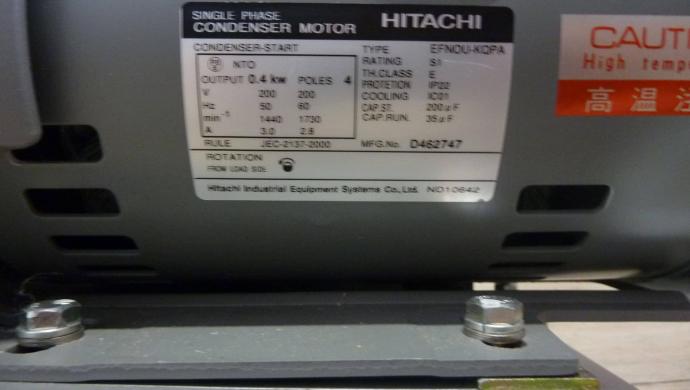 QP - Hitachi CuteVac VR16 Vacuum Pump