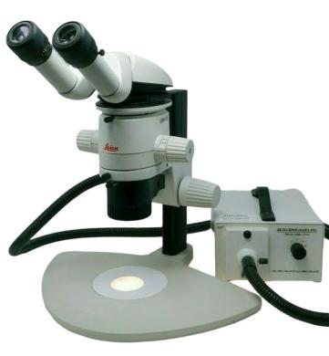 Leica Microscope MZ6 with Tilting Head and Illuminator-cover