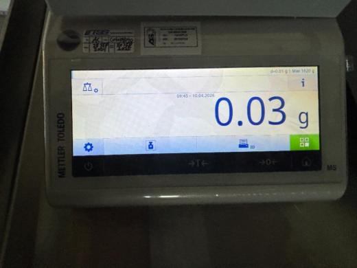 Mettler Toledo MS1602TS Digital Scale-cover