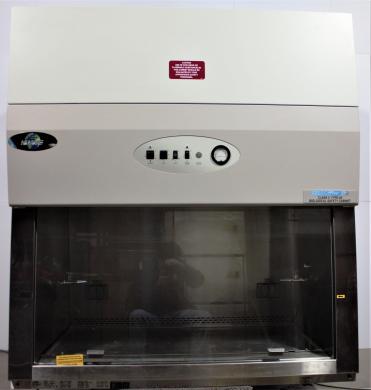 NuAire NU-475 Cellgard ES Class II Type A2 Biosafety Cabinet 47in Laminar Flow, Used-cover