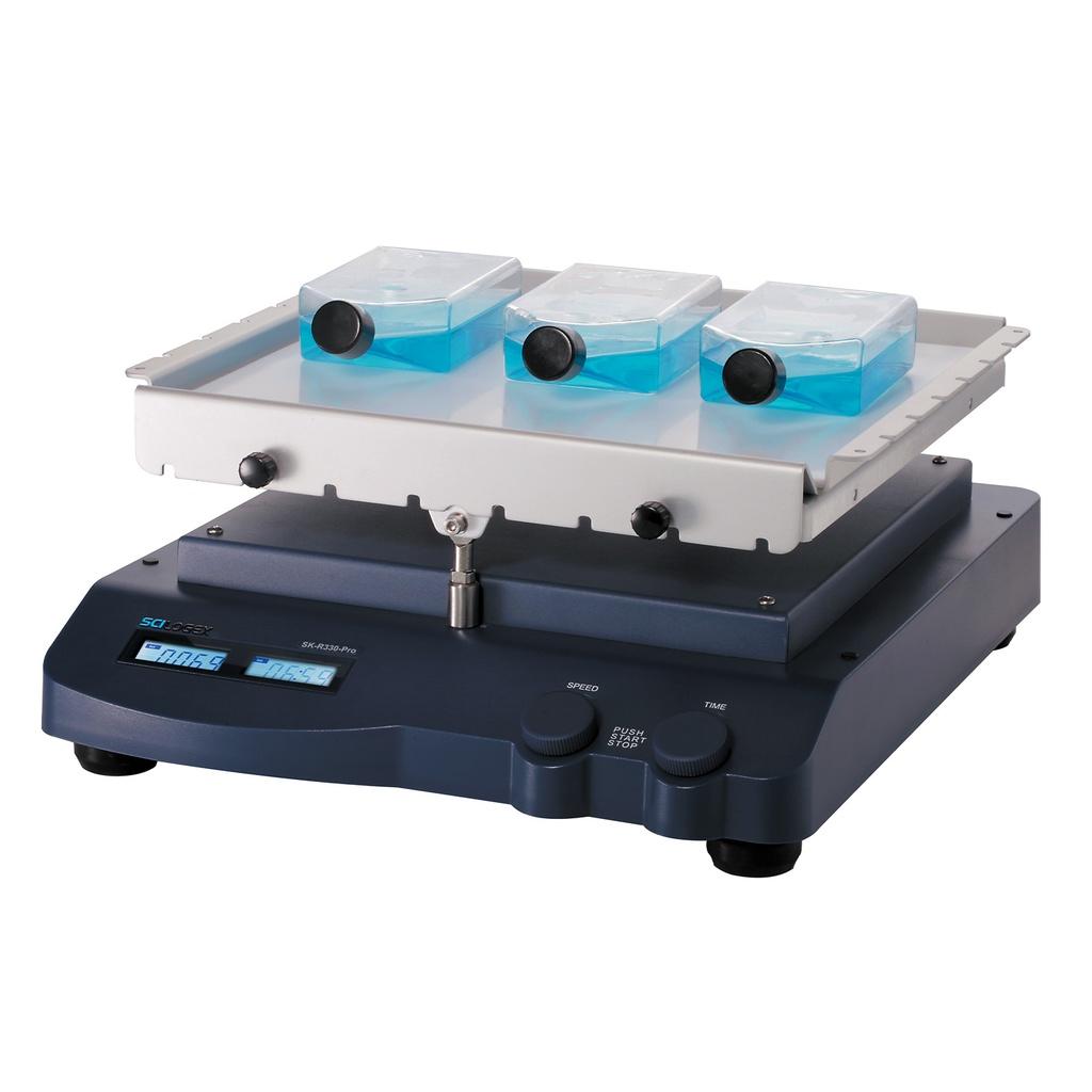 SCILOGEX SCIR-Pro LCD Digital See-Saw Rocker with 9° Angle and 10-70 rpm Speed Range