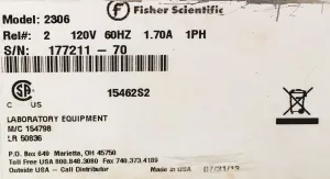 Fisher Isotemp 2306 Microprocessor-Controlled 2L Water Bath, 7 of 7