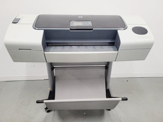 HP Invent Designjet T1100 Printer Model Q6683A 24" Print w/ Wheeled Stand-cover