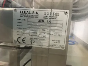 Lleal Super Sack Unloading Stand with Dual Oscillating Granulator and Electric Hoist, 2 of 4