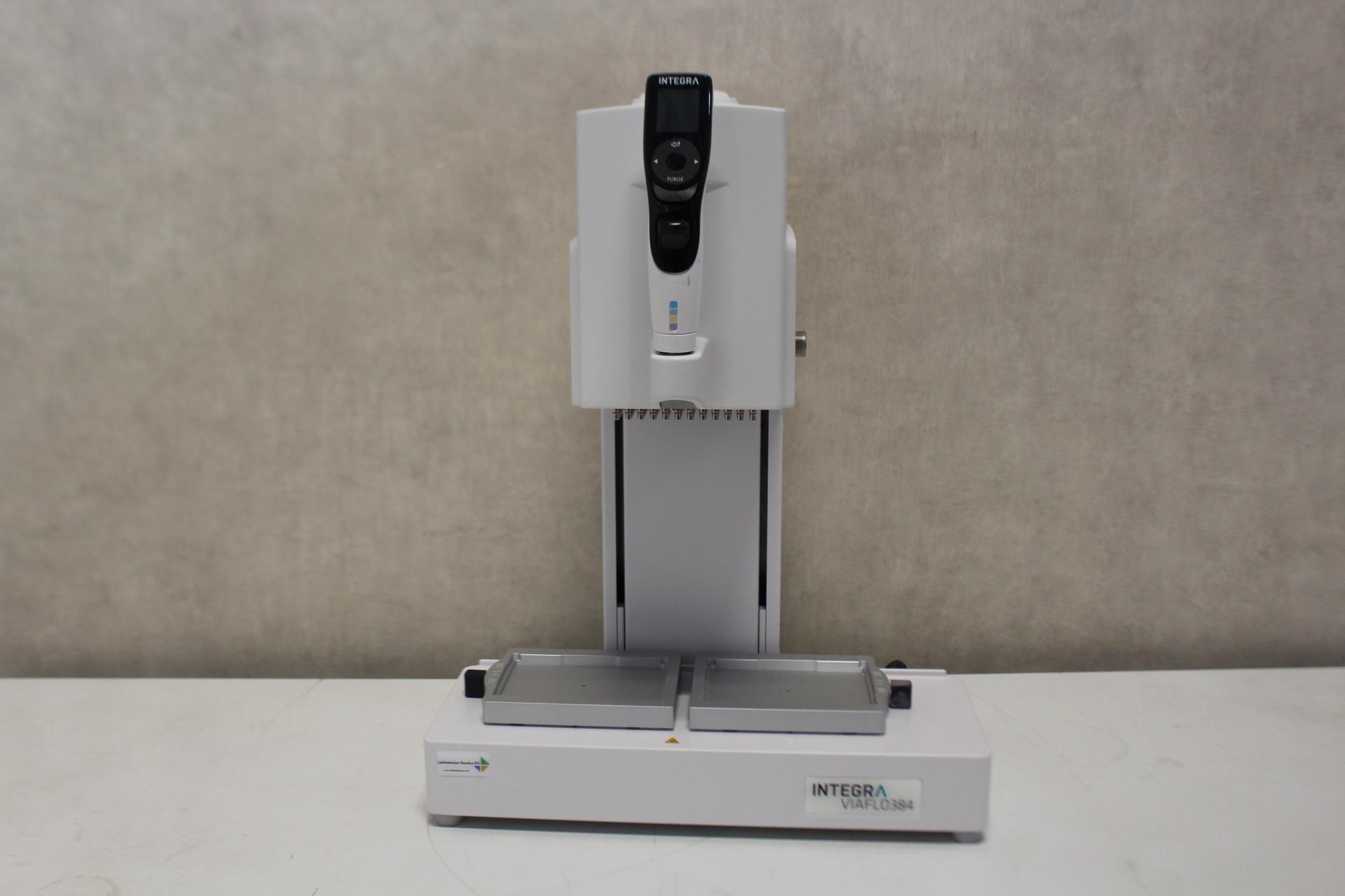 Integra VIAFLO 384 Electronic Multichannel Pipette for High-Density Microplate Handling