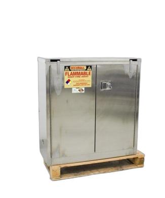 Securall A330 Flammable Safety Storage Cabinet, 30-Gallon Capacity, VG Condition-cover