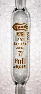Glassco 123.505.03B Class A 7mL Volumetric Pipette (Pack of 5)