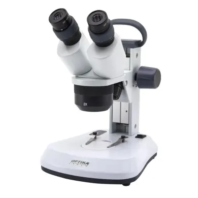 SFX Binocular Stereomicroscope with Fixed Arm, Rotating Head, 10x-40x, LED Incident & Transmitted Illumination