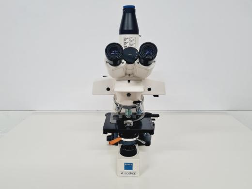 Zeiss Axioskop FS Fluorescence Microscope with Objectives-cover