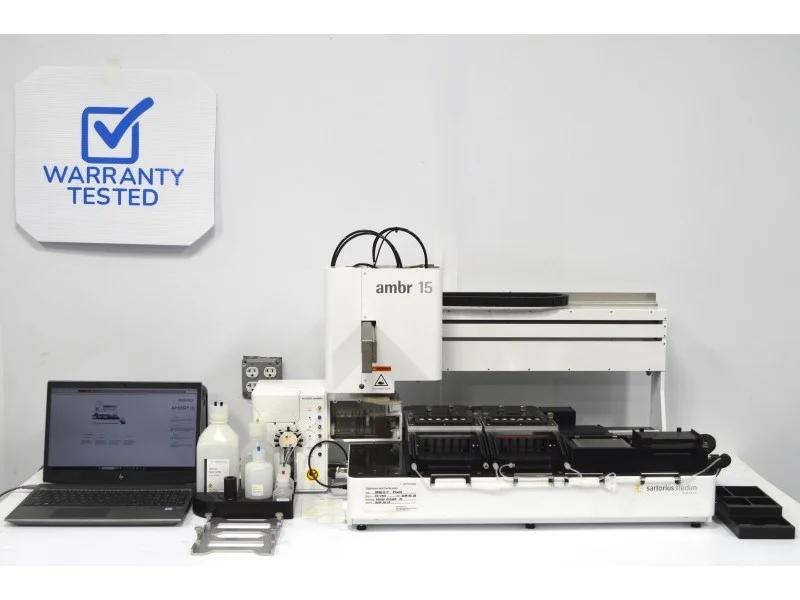 Sartorius Stedim Ambr 15 24-Vessel Microbioreactor System with Integrated pH and DO Analysis Module for Fermentation Studies