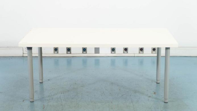 5-Foot Stationary Laboratory Workbench for Equipment Support-cover