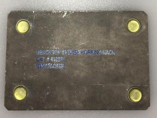 Stratagene 410094 Benchtop 96-Well PCR Rack-cover