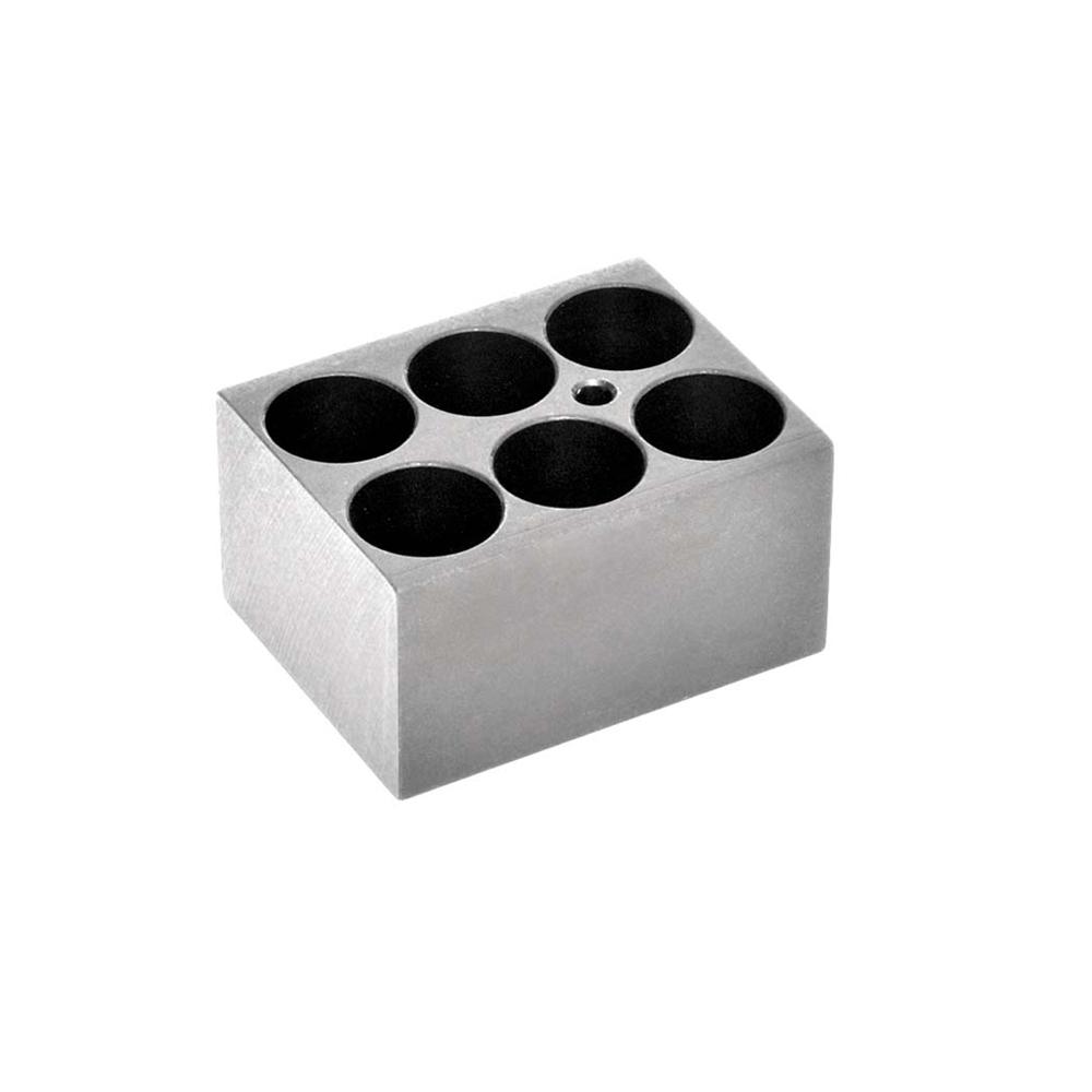 Ohaus 30400189 Modular Heat Block, 6 x 28 mm Vials