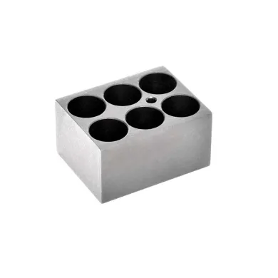 Ohaus 30400189 Modular Heat Block, 6 x 28 mm Vials