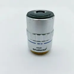 Olympus NeoDPlan 80x Metallurgical Microscope Objective IC 80 ∞/0 f=180, 2 of 4