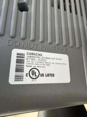 Corning PC-420D Hotplate/Stirrer-cover