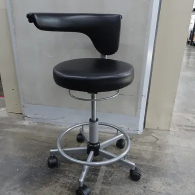 Sanwa Supply 100-SNC019 Medical Swivel Chair with 2-Way Backrest and Armrest Function