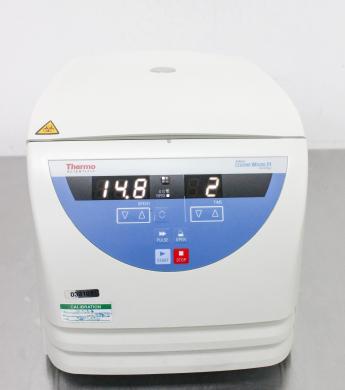 Thermo Sorvall Legend Micro 21 Benchtop Microcentrifuge 21,100 x g, 14,800 RPM, 120V-cover