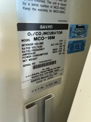 Sanyo Incu-Safe Double Stack CO2 Incubator MCO-18M for Controlled Cell Culture, 3 of 4
