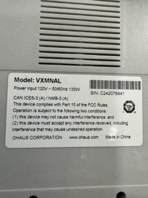 Ohaus Analog Vortex Mixer VXMNAL with Variable Speed Control-cover