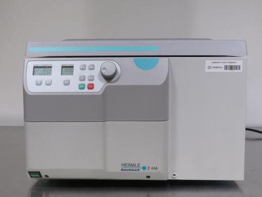 Hermle Z446 High-Speed Benchtop Centrifuge with 221.36 Swing Bucket Rotor & Microplate Buckets-cover