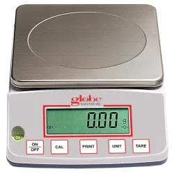 Globe Scientific GBBH-10001 Portable Precision Balance with Stainless Steel Pan, 10 kg Capacity, 1 of 2