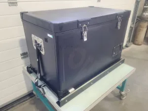 Electric Compressor Cooler/Freezer: Indel B Steel TB74, 2 of 12