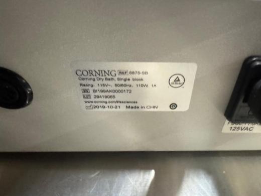 Corning LSE Digital Dry Bath Model 6875-SB Single Block Heating Incubator-cover