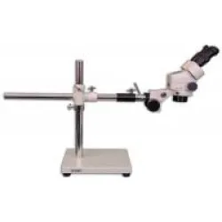 Meiji EMZ-5 Stereo Microscope Head with MA502 Eyepieces on S-4400 Boom Stand and FS Focus Holder, 4 of 7