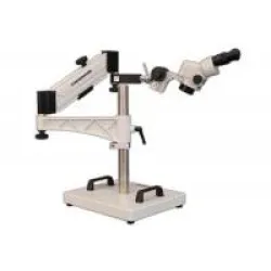 Meiji Techno EMZ-5 Zoom Stereo Microscope with MA502 Eyepieces on SAS-4 Articulating Boom Stand, 4 of 7