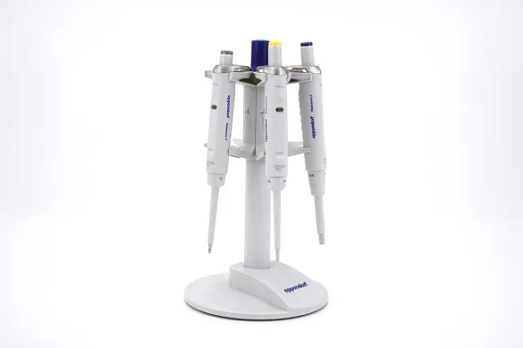 Eppendorf Reference 2 Adjustable Pipette Set of 3 with Stand, 0.5–10, 10–100, 100–1,000 µL